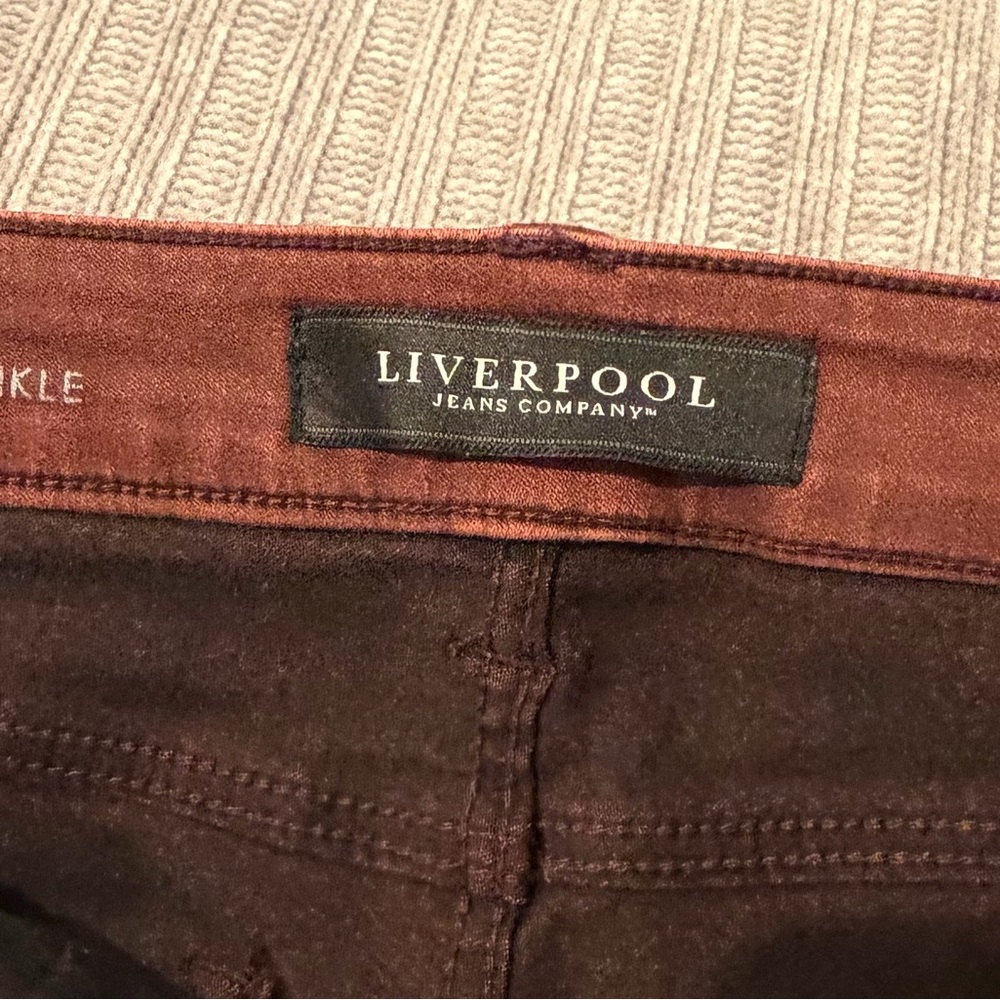 Liverpool Jeans Company Rich Burgundy Jeans - Picture 2 of 5